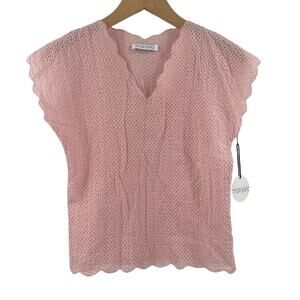 MARYSIA Top Size 4 Baby Pink NWT Resort Luxury Designer Beach Travel Vacation